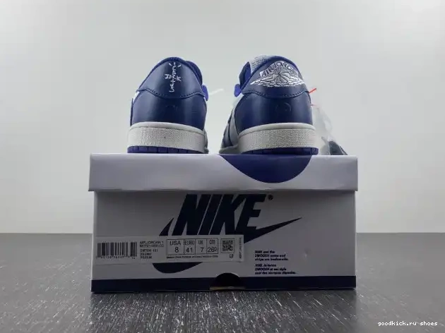 CUSTOM DM7890-101 TRAVIS SCOTT 1 AIR X JORDAN OFF-WHITE X 0325